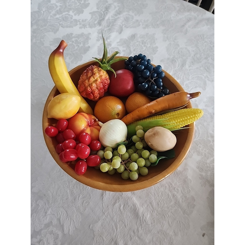 Vintage Realistic Plastic Artificial Faux Fruit Lot